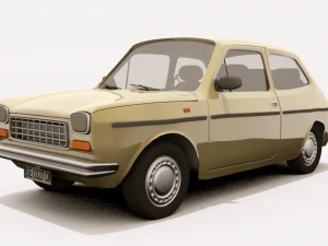 fiata 127 Model 3D