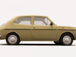 fiat 127 3D Модель