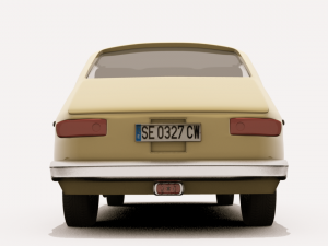 fiat 127 3D Модель