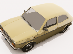 fiat 127 3D Модель