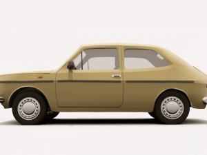 fiat 127 3D Модель