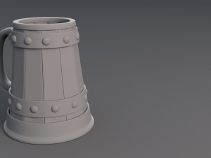 jar beer Modèle 3D