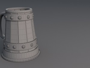 jar beer Modelo 3D
