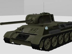 soviet tank t-34-85 3D Model