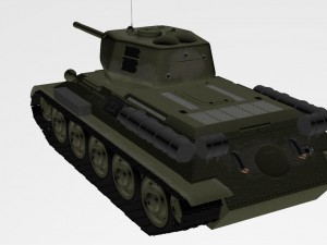 soviet tank t-34-85 3D Model