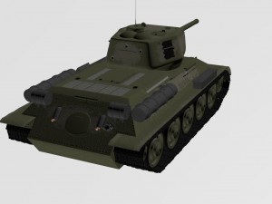 soviet tank t-34-85 3D Model