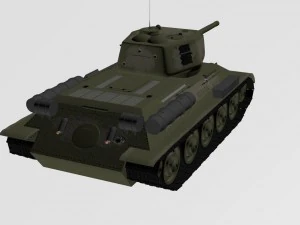 soviet tank t-34-85 3D Model