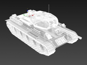 soviet tank t-34-85 3D Model