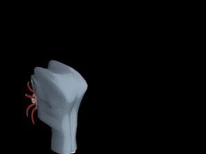 allien ufo monstr Model 3D