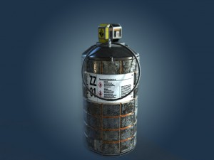 sci fi grenade 3D-Modell