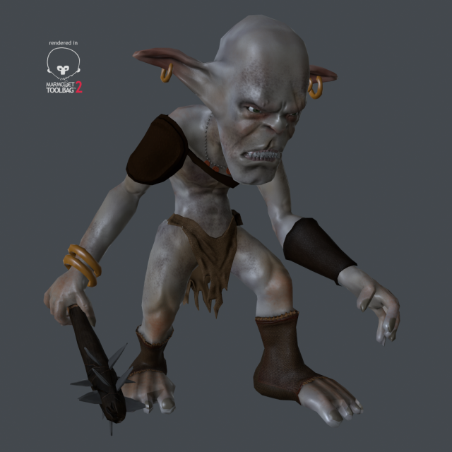 goblin robber 3D Модель .c4d .max .obj .3ds .fbx .stl .blend