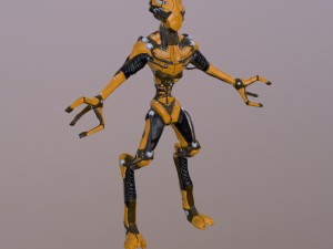 worker robot 3D Model