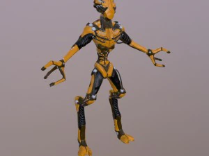 worker robot 3D Model