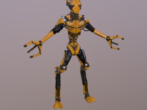 worker robot 3D Model