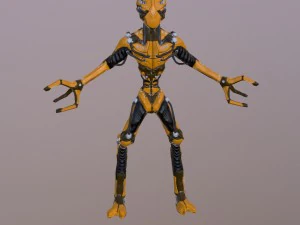 worker robot 3D Model