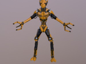 worker robot 3D Model