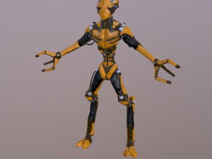 worker robot 3D Model