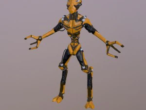 worker robot 3D Model