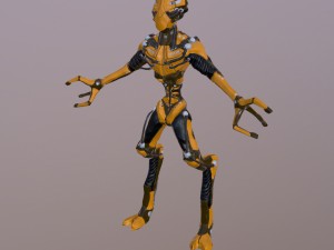 worker robot 3D Model