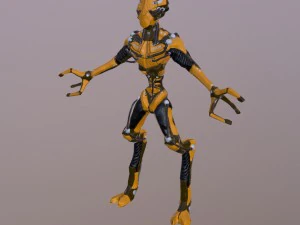 worker robot 3D Model