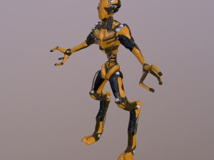 worker robot 3D Model