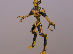 worker robot 3D Model