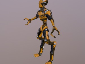 worker robot 3D Model
