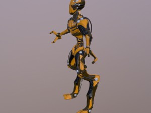 worker robot 3D Model