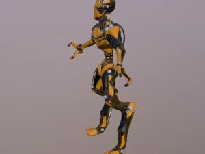worker robot 3D Model