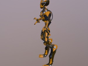 worker robot 3D Model