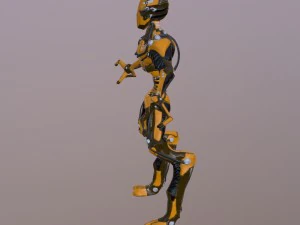 worker robot 3D Model