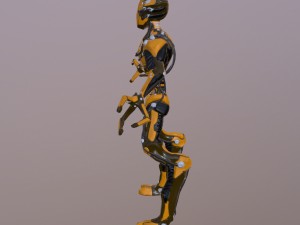 worker robot 3D Model