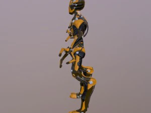 worker robot 3D Model