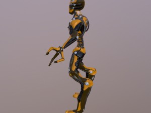 worker robot 3D Model