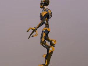worker robot 3D Model