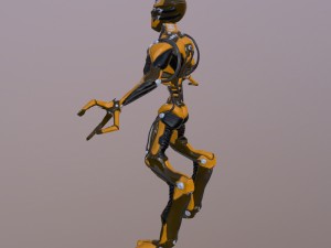 worker robot 3D Model
