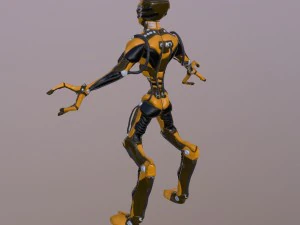 worker robot 3D Model