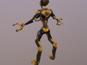 worker robot 3D Model