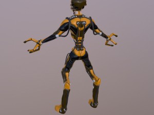 worker robot 3D Model