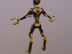 worker robot 3D Model