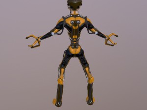 worker robot 3D Model