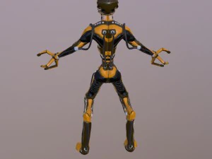 worker robot 3D Model