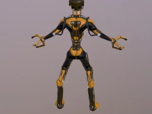 worker robot 3D Model