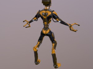 worker robot 3D Model