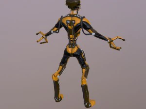 worker robot 3D Model