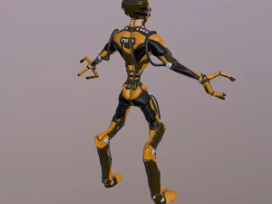 worker robot 3D Model