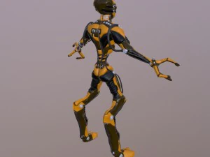 worker robot 3D Model