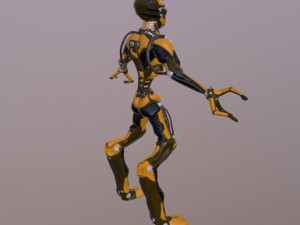 worker robot 3D Model