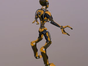 worker robot 3D Model