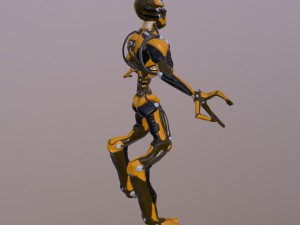 worker robot 3D Model